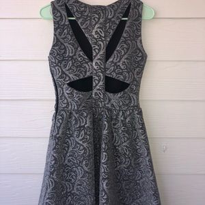 Beautiful and sparkly cut out skater dress